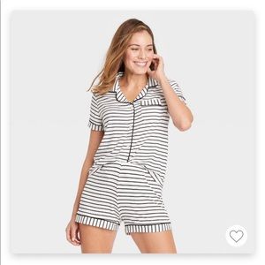 Beautifully Soft Stars Above Striped Pajama Top Brand New Size Medium